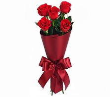 Букет 5 Красных роз Эдлесс Лав в Енотаевке