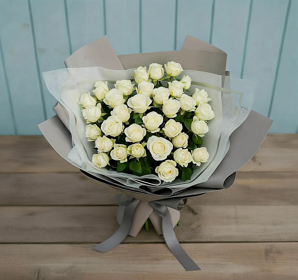 Букет Белоснежная нежность в Енотаевке