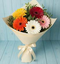 Букет цветов из:  Герберы в Енотаевке