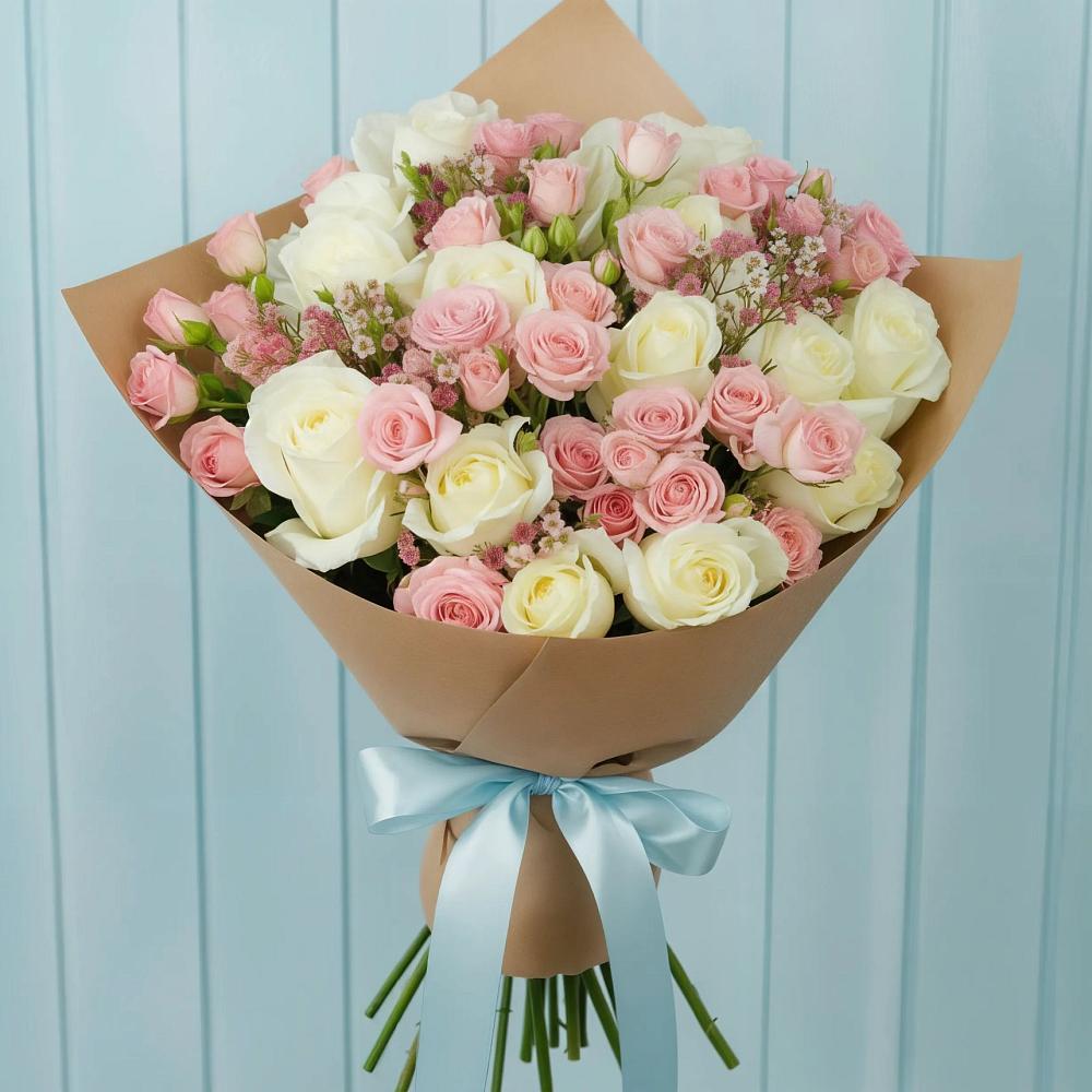 Букет цветов из: Розы в Енотаевке