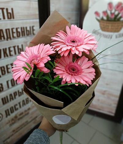 Букет цветов из: Герберы в Енотаевке