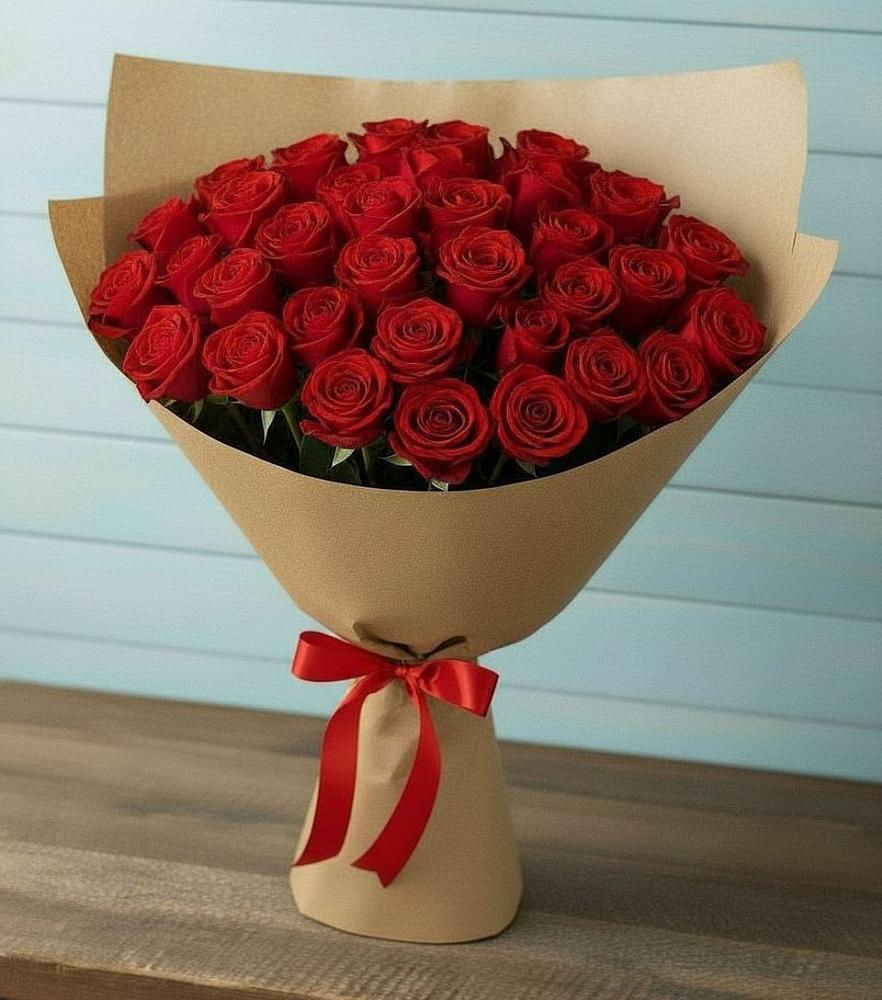 Букет Красные розы Милано в Енотаевке