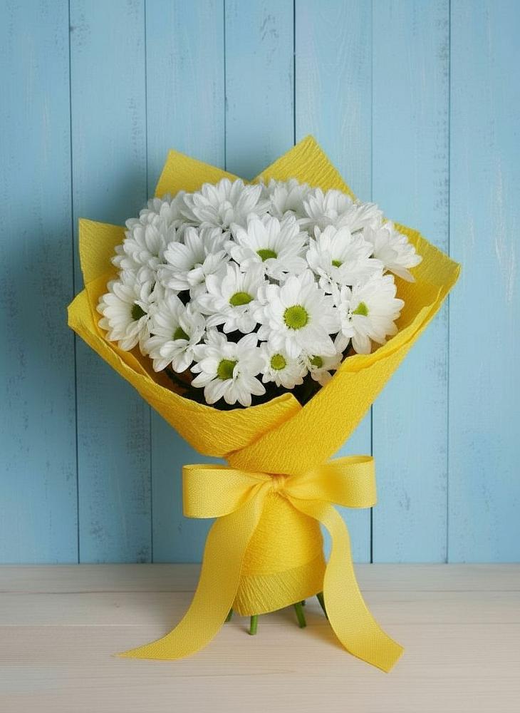 Букет цветов из: Хризантемы в Енотаевке