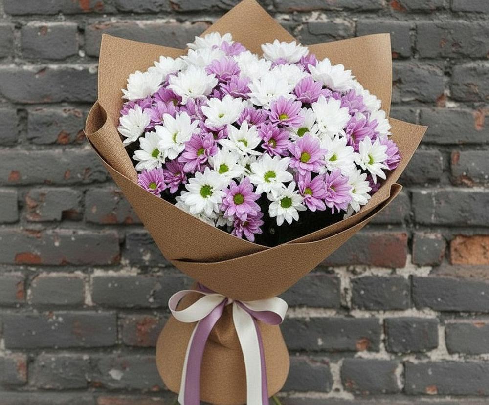 Букет цветов из: Хризантемы в Енотаевке