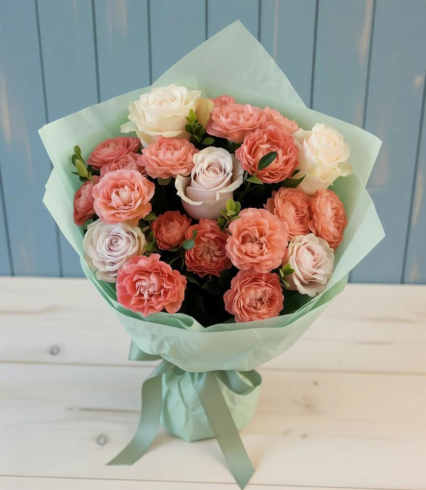 Букет цветов из: Розы в Енотаевке