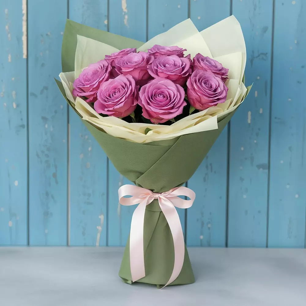 Букет Розы Фёрст Леди в Енотаевке