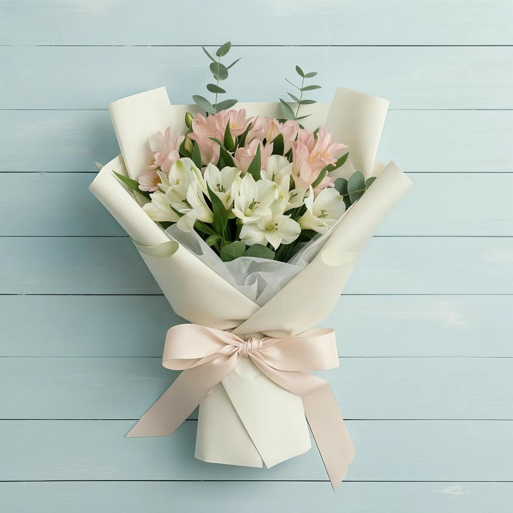 Букет цветов из: Альстромерии в Енотаевке